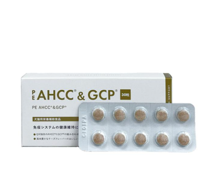 【サプリメント】PE AHCC&GCP 犬猫用 30粒 QIX