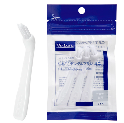 【ペット用品】ビルバック C.E.T.デンタルブラシミニ(3本入り)ビルバック