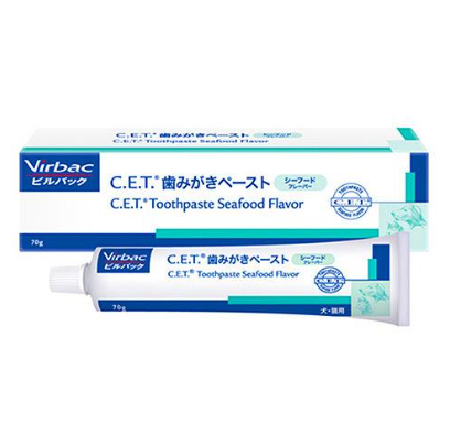 【ペットフード】ビルバック C.E.T.犬猫用歯磨き(シーフードフレーバー)70g ビルバック