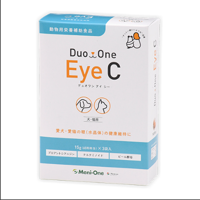 【サプリメント】Duo One Eye C(デュオワンアイシー)犬猫用 180粒(60粒×3袋)メニワン