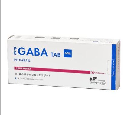 【サプリメント】PE GABA粒 犬猫用 60粒 QIX