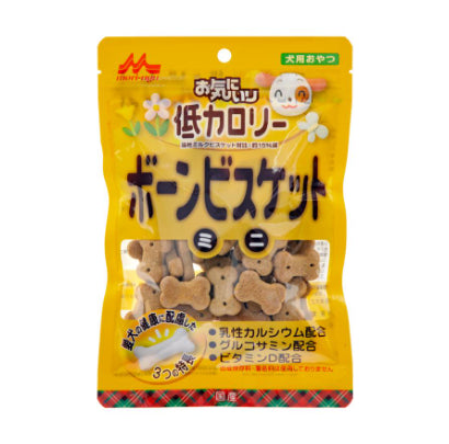【ペットトリーツ】森乳 ワンラック お気に入り 低カロリー ボーンビスケット ミニ 100g