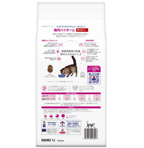 ヒルズ 猫用 腸内バイオーム コンフォート 繊維&消化ケア チキン 食事療法食