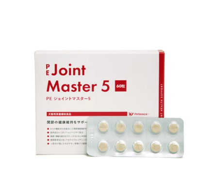 【サプリメント】PE ジョイントマスター5 犬猫用 60粒 QIX