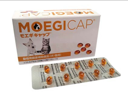 【サプリメント】モエギキャップ 犬猫用 100粒 共立製薬
