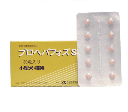 プロヘパフォス S 小型犬・猫用 30粒|肝臓ケアサプリ|共立製薬