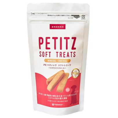 【サプリメント】PE ペティッツ ソフトトリーツ ミネラルコントロール 犬用 85g QIX